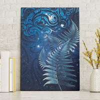 Matariki New Zealand Maori Silver Fern Canvas Wall Art Galaxy Blue Sky Style