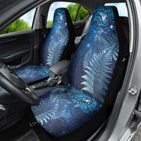 Matariki New Zealand Maori Silver Fern Car Seat Cover Galaxy Blue Sky Style