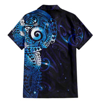 Matariki New Zealand Maori Koru Art Tattoo Family Matching Mermaid Dress and Hawaiian Shirt New Year Galaxy Blue Sky Style
