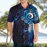 Matariki New Zealand Maori Koru Art Tattoo Hawaiian Shirt New Year Galaxy Blue Sky Style