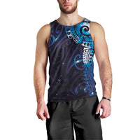 Matariki New Zealand Maori Koru Art Tattoo Men Tank Top New Year Galaxy Blue Sky Style