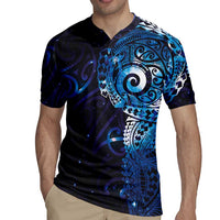 Matariki New Zealand Maori Koru Art Tattoo Rugby Jersey New Year Galaxy Blue Sky Style