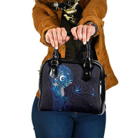 Matariki New Zealand Maori Koru Art Tattoo Shoulder Handbag New Year Galaxy Blue Sky Style