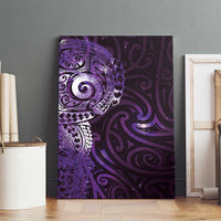 Matariki New Zealand Maori Koru Art Tattoo Canvas Wall Art New Year Galaxy Purple Sky Style