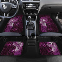 Matariki New Zealand Maori Koru Art Tattoo Car Mats New Year Galaxy Pink Sky Style