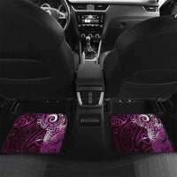 Matariki New Zealand Maori Koru Art Tattoo Car Mats New Year Galaxy Pink Sky Style