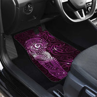 Matariki New Zealand Maori Koru Art Tattoo Car Mats New Year Galaxy Pink Sky Style