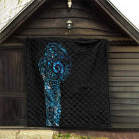 New Zealand Maori Koru Art Traditional Tattoo Quilt Paua Shell