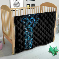 New Zealand Maori Koru Art Traditional Tattoo Quilt Paua Shell