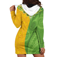 Cook Islands Language Week Hoodie Dress Tatau Pattern and Rarotongan Alphabet - Polynesian Pride