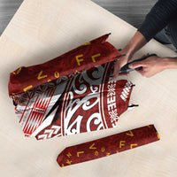 Tonga Language Week Umbrella Ngatu Pattern and Tongan Alphabet LT03 - Polynesian Pride