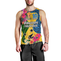 Malampa Day Men Tank Top Proud To Be A Ni-Van Beauty Pacific Flower LT03 - Polynesian Pride
