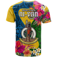 Malampa Day T Shirt Proud To Be A Ni-Van Beauty Pacific Flower LT03 - Polynesian Pride