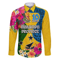 Personalised Malampa Day Family Matching Off Shoulder Short Dress and Hawaiian Shirt Proud To Be A Ni-Van Beauty Pacific Flower LT03 - Polynesian Pride