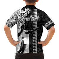 Custom Hawaii Lanai Island Hawaiian Shirt Hawaiian King and Kakau Symbols Abstract Shoulder Tattoo LT03 - Polynesian Pride