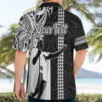 Custom Hawaii Molokai Island Hawaiian Shirt Hawaiian King and Kakau Symbols Abstract Shoulder Tattoo LT03 - Polynesian Pride