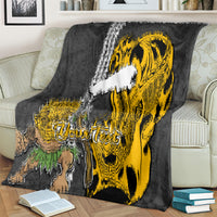 Custom Hawaii Kahoolawe Island Blanket Hawaiian Warrior and Kakau Symbols Abstract Tattoo LT03 - Polynesian Pride