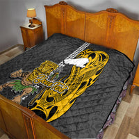 Custom Hawaii Kahoolawe Island Quilt Hawaiian Warrior and Kakau Symbols Abstract Tattoo LT03 - Polynesian Pride