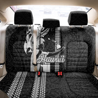 Hawaii Kahoolawe Island Back Car Seat Cover Hawaiian King and Kakau Symbols Abstract Shoulder Tattoo