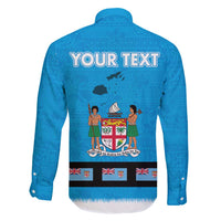 Fiji Merry Christmas Family Matching Tank Maxi Dress and Hawaiian Shirt Santa Suit Style With Tapa Tribal Pattern