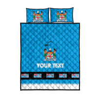 Fiji Merry Christmas Quilt Bed Set Santa Suit Style With Tapa Tribal Pattern