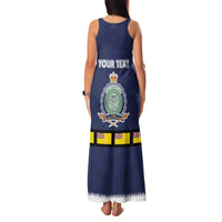 Niue Merry Christmas Family Matching Tank Maxi Dress and Hawaiian Shirt Santa Suit Style With Hiapo Pattern