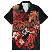 Guam Tribal Chamorro Family Matching Long Sleeve Bodycon Dress and Hawaiian Shirt Polynesian Shark with Plumeria and Sea Vibe - Polynesian Pride