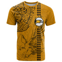 Nanakuli High and Intermediate School T Shirt Tribal Kakau Pattern LT03 Yellow - Polynesian Pride