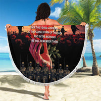 Australia ANZAC Day Beach Blanket Forever in My Thoughts