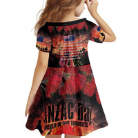 New Zealand ANZAC Day Family Matching Tank Maxi Dress and Hawaiian Shirt Forever in My Thoughts