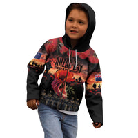 New Zealand ANZAC Day Kid Hoodie Forever in My Thoughts