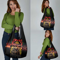 Australia ANZAC Day Grocery Bag Kangaroo and Koala Soldier - Forever in My Thoughts