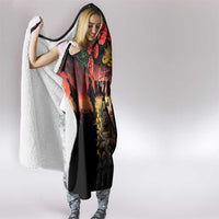 Australia ANZAC Day Hooded Blanket Kangaroo and Koala Soldier - Forever in My Thoughts LT03 - Polynesian Pride