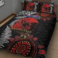 Australia and New Zealand ANZAC Day Quilt Bed Set Aboriginal and Maori Art Pattern - Gallipoli Lest We Forget LT03 - Polynesian Pride