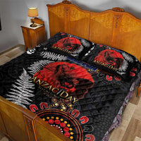 Australia and New Zealand ANZAC Day Quilt Bed Set Aboriginal and Maori Art Pattern - Gallipoli Lest We Forget LT03 - Polynesian Pride