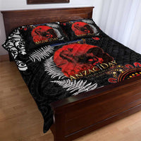 Australia and New Zealand ANZAC Day Quilt Bed Set Aboriginal and Maori Art Pattern - Gallipoli Lest We Forget LT03 - Polynesian Pride