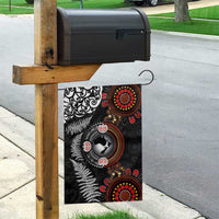 Australia and New Zealand Together Garden Flag Aboriginal and Maori Art Tattoo