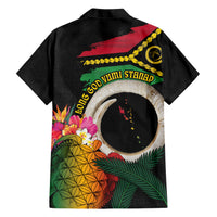 Vanuatu Selebretem 44th Indipendens Dei Hawaiian Shirt Sand Drawing Turtle Melanesian Vibes LT03 - Polynesian Pride