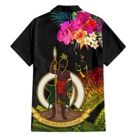 Vanuatu Ni-Van Hawaiian Shirt Coat of Arms Sand Drawing LT03 - Polynesian Pride