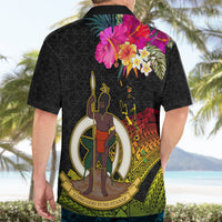 Vanuatu Ni-Van Hawaiian Shirt Coat of Arms Sand Drawing LT03 - Polynesian Pride