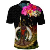 Vanuatu Ni-Van Polo Shirt Coat of Arms Sand Drawing