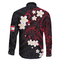 French Polynesia Tiare Day Family Matching Off Shoulder Maxi Dress and Hawaiian Shirt Seal and Polynesian Pattern