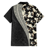 Bula Hibiscus Festival Family Matching Tank Maxi Dress and Hawaiian Shirt Tapa Pattern Half Style