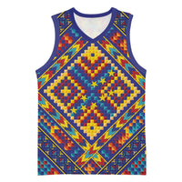 Kolose-Tuvalu Crochet Basketball Jersey with Polynesian and Pacific Tattoos - Polynesian Pride