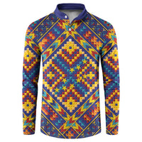 Kolose-Tuvalu Crochet Button Sweatshirt with Polynesian and Pacific Tattoos - Polynesian Pride