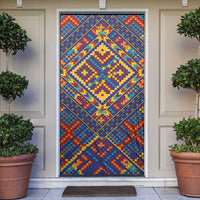Kolose-Tuvalu Crochet Door Cover with Polynesian and Pacific Tattoos - Polynesian Pride