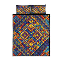Kolose-Tuvalu Crochet Quilt Bed Set with Polynesian and Pacific Tattoos - Polynesian Pride