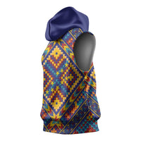 Kolose-Tuvalu Crochet Sleeveless Hoodie with Polynesian and Pacific Tattoos - Polynesian Pride
