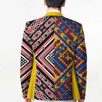 Tuvaluan and New Zealand Culture Blazer The Art of Kolose and Taniko - Polynesian Pride