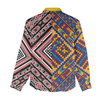 Tuvaluan and New Zealand Culture Women Casual Shirt The Art of Kolose and Taniko - Polynesian Pride